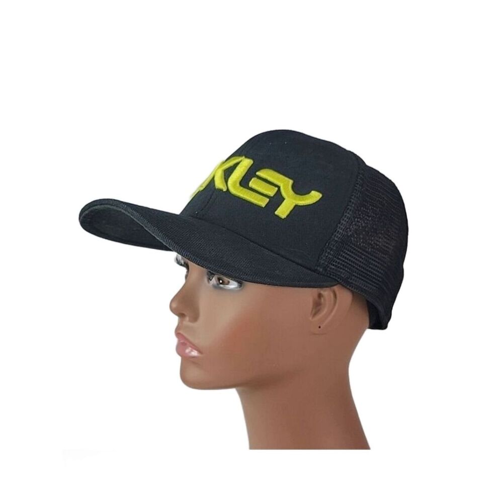 Oakley Hat Cap Snapback Trucker Black‎